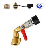 Maxbell Truck Air Tank Intake Connector Stable Gas Storage SP20 Female Port Fittings Short Switch Valve