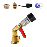 Maxbell Truck Air Tank Intake Connector Stable Gas Storage SP20 Female Port Fittings Short Switch Valve