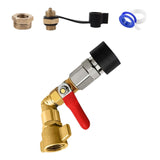 Maxbell Truck Air Tank Intake Connector Stable Gas Storage SP20 Female Port Fittings Short Switch Valve