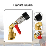 Maxbell Truck Air Tank Intake Connector Stable Gas Storage SP20 Female Port Fittings Short Switch Valve