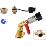 Maxbell Truck Air Tank Intake Connector Stable Gas Storage SP20 Female Port Fittings Short Switch Valve