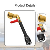 Maxbell Truck Air Tank Intake Connector Stable Gas Storage SP20 Female Port Fittings Long Switch Valve