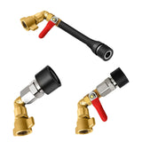 Maxbell Truck Air Tank Intake Connector Gas Storage Connection Pipe Air Tank Adapter Without Switch Valve