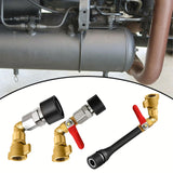 Maxbell Truck Air Tank Intake Connector Gas Storage Connection Pipe Air Tank Adapter Without Switch Valve