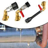 Maxbell Truck Air Tank Intake Connector Gas Storage Connection Pipe Air Tank Adapter Without Switch Valve