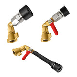 Maxbell Truck Air Tank Intake Connector Gas Storage Connection Pipe Air Tank Adapter Without Switch Valve
