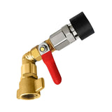 Maxbell Truck Air Tank Intake Connector Gas Storage Connection Pipe Air Tank Adapter Short  Switch Valve