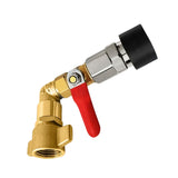 Maxbell Truck Air Tank Intake Connector Gas Storage Connection Pipe Air Tank Adapter Short  Switch Valve