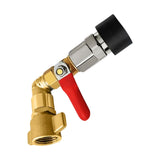 Maxbell Truck Air Tank Intake Connector Gas Storage Connection Pipe Air Tank Adapter Short  Switch Valve