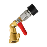 Maxbell Truck Air Tank Intake Connector Gas Storage Connection Pipe Air Tank Adapter Short  Switch Valve