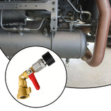 Maxbell Truck Air Tank Intake Connector Gas Storage Connection Pipe Air Tank Adapter Short  Switch Valve