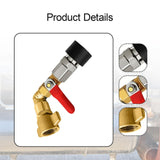 Maxbell Truck Air Tank Intake Connector Gas Storage Connection Pipe Air Tank Adapter Short  Switch Valve