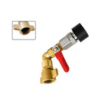 Maxbell Truck Air Tank Intake Connector Gas Storage Connection Pipe Air Tank Adapter Short  Switch Valve