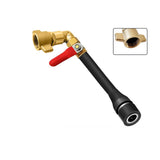Maxbell Truck Air Tank Intake Connector Gas Storage Connection Pipe Air Tank Adapter Long Switch Valve
