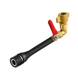 Maxbell Truck Air Tank Intake Connector Gas Storage Connection Pipe Air Tank Adapter Long Switch Valve