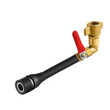Maxbell Truck Air Tank Intake Connector Gas Storage Connection Pipe Air Tank Adapter Long Switch Valve