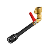 Maxbell Truck Air Tank Intake Connector Gas Storage Connection Pipe Air Tank Adapter Long Switch Valve