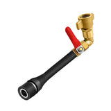 Maxbell Truck Air Tank Intake Connector Gas Storage Connection Pipe Air Tank Adapter Long Switch Valve