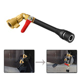 Maxbell Truck Air Tank Intake Connector Gas Storage Connection Pipe Air Tank Adapter Long Switch Valve