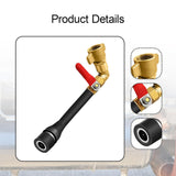 Maxbell Truck Air Tank Intake Connector Gas Storage Connection Pipe Air Tank Adapter Long Switch Valve