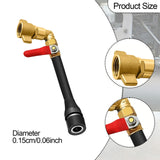 Maxbell Truck Air Tank Intake Connector Gas Storage Connection Pipe Air Tank Adapter Long Switch Valve