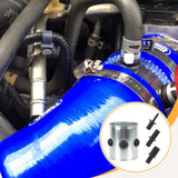 Maxbell Cold Air Intake Systems Hose Duct Car Cold Air Intake Pipe Silver Adapter