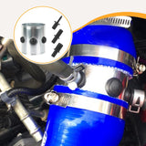 Maxbell Cold Air Intake Systems Hose Duct Car Cold Air Intake Pipe Silver Adapter