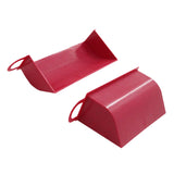Maxbell Cold Air Intake Scoop 1 Pair Professional Replacement for BMW 318D 325i Red