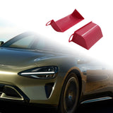 Maxbell Cold Air Intake Scoop 1 Pair Professional Replacement for BMW 318D 325i Red