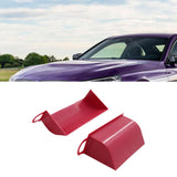 Maxbell Cold Air Intake Scoop 1 Pair Professional Replacement for BMW 318D 325i Red