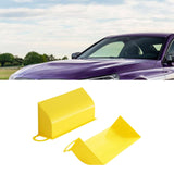 Maxbell Cold Air Intake Scoop 1 Pair Professional Replacement for BMW 318D 325i Yellow