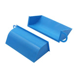 Maxbell Cold Air Intake Scoop 1 Pair Professional Replacement for BMW 318D 325i Blue