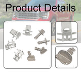 Maxbell Engine Cover Retainers with Screws Nuts Retainers for Ford BB5Z-00817-a