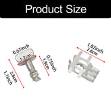 Maxbell Engine Cover Retainers with Screws Nuts Retainers for Ford BB5Z-00817-a
