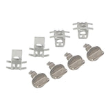 Maxbell Engine Cover Retainers with Screws Nuts Retainers for Ford BB5Z-00817-a