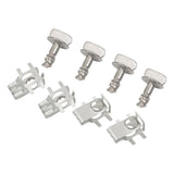 Maxbell Engine Cover Retainers with Screws Nuts Retainers for Ford BB5Z-00817-a