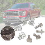 Maxbell Engine Cover Retainers with Screws Nuts Retainers for Ford BB5Z-00817-a
