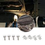 Maxbell Engine Cover Retainers with Screws Nuts Retainers for Ford BB5Z-00817-a