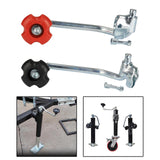 Maxbell Replacement Jack Handle Mount Hardware Maintenance Garage Trailer Jack Crank Red