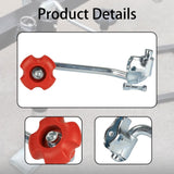 Maxbell Replacement Jack Handle Mount Hardware Maintenance Garage Trailer Jack Crank Red