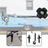 Maxbell Replacement Jack Handle Mount Hardware Maintenance Garage Trailer Jack Crank Black