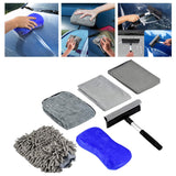 Maxbell 6x Car Cleaning Kit Towels Interior Detailing Cleaner for Auto Supplies