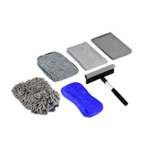 Maxbell 6x Car Cleaning Kit Towels Interior Detailing Cleaner for Auto Supplies