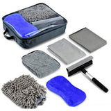 Maxbell 6x Car Cleaning Kit Towels Interior Detailing Cleaner for Auto Supplies
