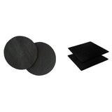 Maxbell 2 Pieces Oil Drain Splash Pads Multipurpose Polyester Practical Professional Round