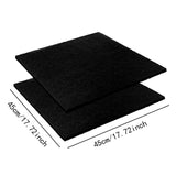 Maxbell 2 Pieces Oil Drain Splash Pads Multipurpose Polyester Practical Professional Square