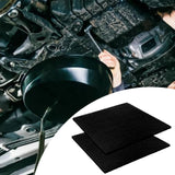 Maxbell 2 Pieces Oil Drain Splash Pads Multipurpose Polyester Practical Professional Square