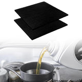 Maxbell 2 Pieces Oil Drain Splash Pads Multipurpose Polyester Practical Professional Square