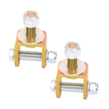 Maxbell 2Pcs Generic Shock Adapter Mount to Eyelet Conversion Mounts Car Part 690001