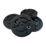 Maxbell 4 Pieces Round Car Jack Lifting Pads 4.7x1.2inch for Truck Hoist Accessories